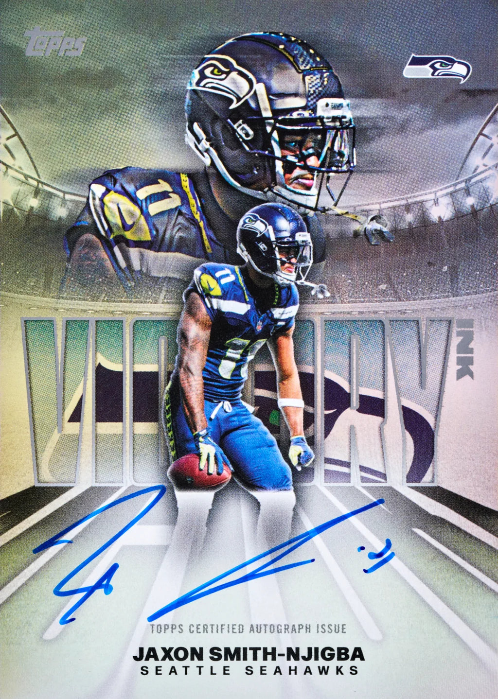 Victory Ink Jaxon Smith-Njigba from 2026 Topps Flagship Football