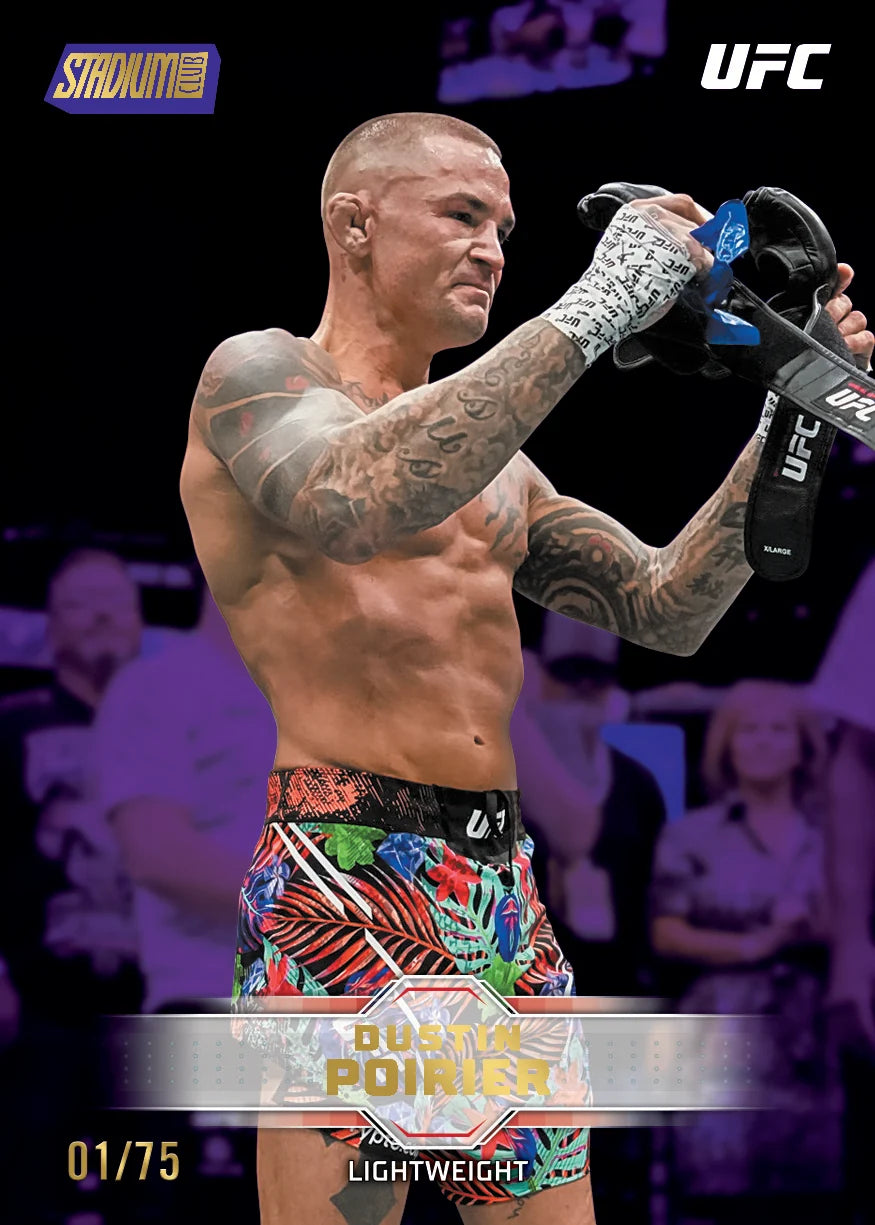 Purple card from 2026 Topps Stadium Club UFC