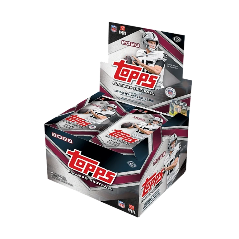 2026 Topps Flagship Football Jumbo Box sealed trading card box