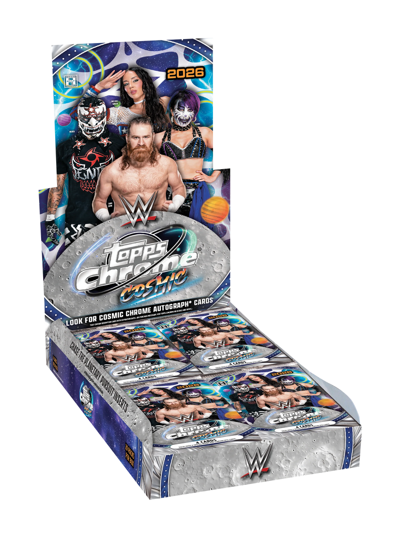 Sealed 2026 Topps Cosmic Chrome WWE Hobby Box