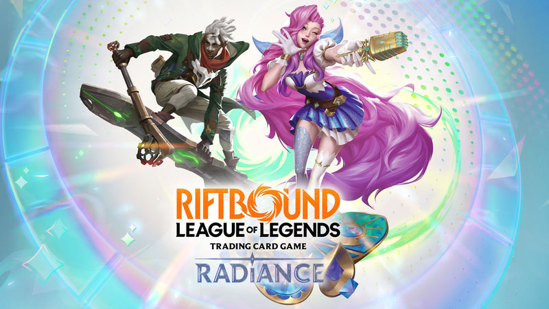 Official Riftbound Radiance set art featuring Ekko and Seraphine