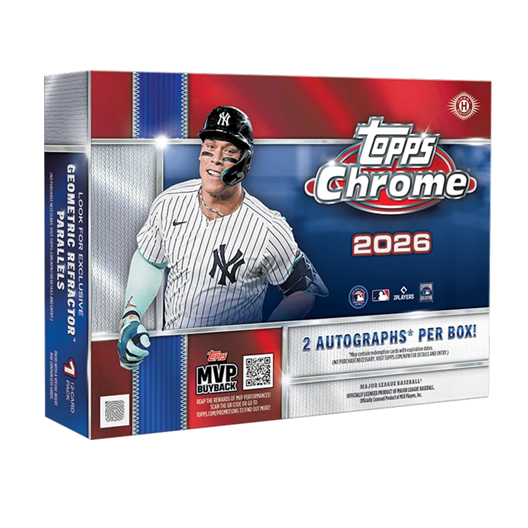 2026 Topps Chrome Baseball Breaker's Delight Box sealed trading card box