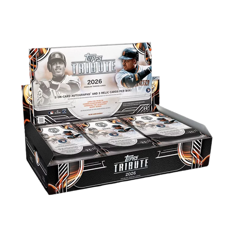 2026 Topps Tribute Baseball Hobby Box sealed trading card box